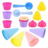 Abaodam 3Set Ice Cream Molds Beach for Lightweight Scoop Cones for Outdoor Seaside Creative Play Portable view 1