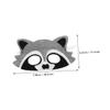 BCOATH 10pcs Zoo Animal Felt Masks for Raccoon and Amphibian Style with Elastic Strap Soft Lightweight for Jungle Themed Birthday Parties Classroom Performances view 2