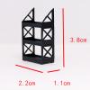 2X 1/64 Scale Wheel Rack Diorama Collection Garage Shelving Holder Rustproof Mini Scenery Accessories Tires Stand view 2