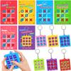 24 Pack Valentines Day Gifts for Kids Classroom Tic Tac Toe Game Keychains with Valentines Day Cards for Kids School, Valentines for Kids Class Exchange Cards Gifts Prizes Party Favors for Boys Girls view 1