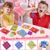24 Pack Valentines Day Gifts for Kids Classroom Tic Tac Toe Game Keychains with Valentines Day Cards for Kids School, Valentines for Kids Class Exchange Cards Gifts Prizes Party Favors for Boys Girls view 4