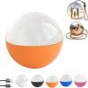 Memory Sphere Ball - Memory Orb - 2.7" 3D Ultrasound Crystal Ball Video Player - Personalized Digital Memory Display, Uploadable Videos & Photos, DIY Gift for Anniversary, Birthday (1PCS Orange) view 1