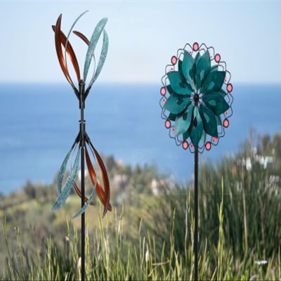 3D and Green Wind Spinner