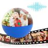 Memory Sphere Ball - Memory Orb - 2.7" 3D Ultrasound Crystal Ball Video Player - Personalized Digital Memory Display, Uploadable Videos & Photos, DIY Gift for Anniversary, Birthday (1PCS Blue) view 4