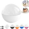 Memory Sphere Ball - Memory Orb - 2.7" 3D Ultrasound Crystal Ball Video Player - Personalized Digital Memory Display, Uploadable Videos & Photos, DIY Gift for Anniversary, Birthday (1PCS White) view 1