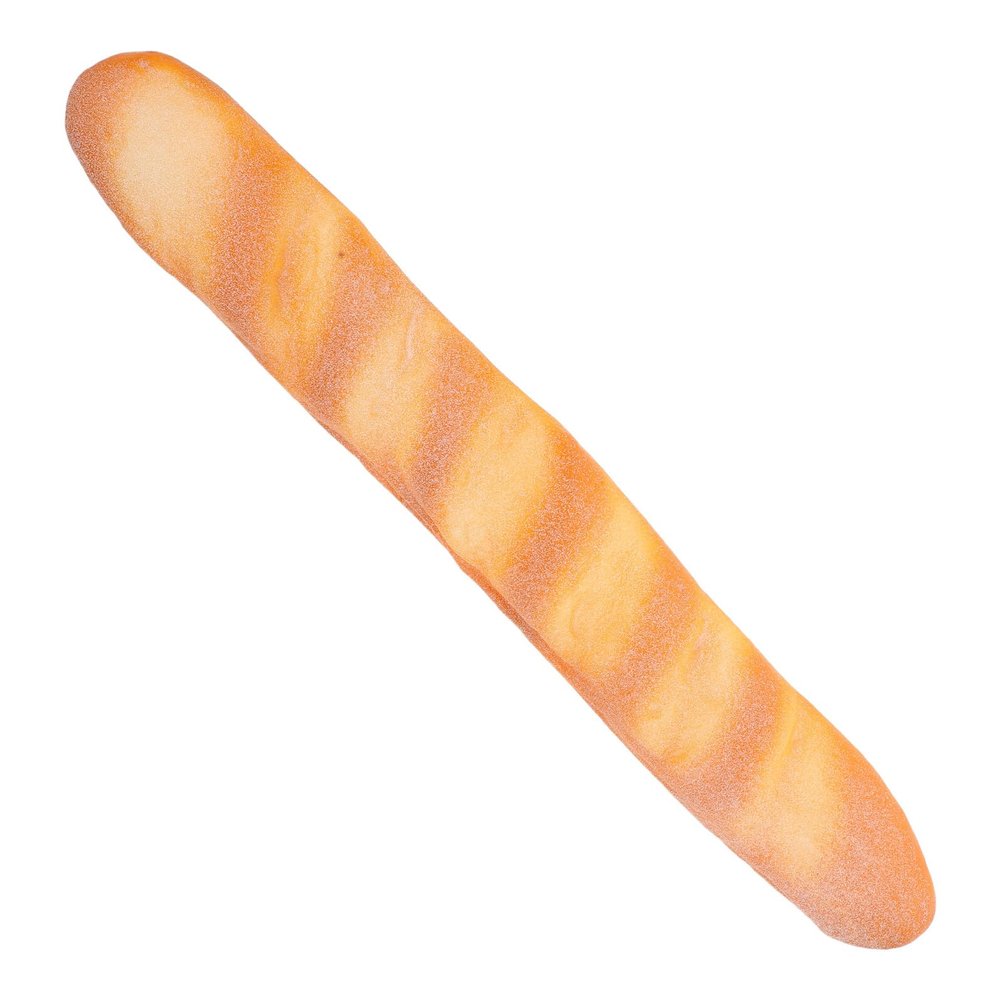 Beaupretty Realistic Fake Bread Long Loaf Squishy for Stress Relief Photo Prop Artificial Baguette for Home Kitchen Decor Bakery Display Model