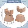 KiBcsLic 2X Train Track Bridge Piers Rotating Wood for Kids for Toy Train Track Accessories Educational Hand Eye Coordination view 4