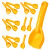 BESPORTBLE 16pcs Beach Sand Shovels Mini Plastic Diggers for Sandbox Digging Planting Snow Play Lightweight Orange Tools for Outdoor Fun view 1
