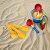 BESPORTBLE 16pcs Beach Sand Shovels Mini Plastic Diggers for Sandbox Digging Planting Snow Play Lightweight Orange Tools for Outdoor Fun view 4