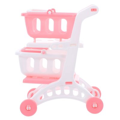 SUPVOX 8pcs Miniature Grocery Cart Design Pretend Play Supermarket Handcart for Boys Materials Portable Storage Organizer