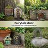 6-Piece Fairy Door Set - 3D Wooden Miniature Fairy House for Outdoor Tree & Wall Decoration, DIY Garden Ornament view 3