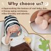 17 Inch Sleeping Position Newborn Reborn Baby Doll Silicone Baby Doll Realistic Newborn Baby Doll [Not Vinyl],Soft Solid Silicone Doll for Collectors Kids 3+ Baby Doll Set view 3