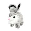 Bunny Toy Rabbit Interactive Electronic Pet Portable Lovely Educational Stuffed Animal Walking for Preschool Kids Gifts, Gray White view 1