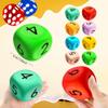 Cotiny 16 Pack 2.36 Inch Jumbo EVA Foam Dice Colorful Large Game Dice for Board Game Classroom Math Party Favors Learning Tools, 8 Colors view 2
