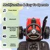 12V Electric Kid Ride on Tractors, Electric Vehicles Powered by Remote Control Batteries, Children can Ride on Toys, Music, LED Lights, Bluetooth (Red) view 4
