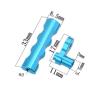 Rc Parts For HSP 94103 94107 94111 94123 94124 94112 94113 94170 1/10 Aluminum Mount RC Car Upgrade Repairs Replacements Accessories(Purple) view 2