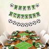 2Pcs Soccer Happy Birthday Banner, Soccer Birthday Banner, Football Theme Bunting Sign for Kids Boys Girls Sports Themed Birthdays Party Decorations Supplies view 4