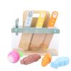POENVFPO Kids Knife Set, Wooden Kitchen Tools for Toddlers, 12 Piece Cooking Set with Storage Box for Children Aged 2-8 view 1