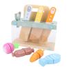 POENVFPO Kids Knife Set, Wooden Kitchen Tools for Toddlers, 12 Piece Cooking Set with Storage Box for Children Aged 2-8 view 2