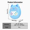 Geiomoo Silicone Case for Tamagotchi Paradise Interactive Virtual Pet, Soft Flexible Scratch Resistant Protective Cover with Lanyard (Blue) view 2