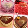 10 Pcs Happy Valentine's Day Cake Topper Gold Acrylic Mirror Cake Decor for Valentine Party Anniversary Cake Decorations view 4