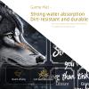 VOGDMKJG Motivational Wolf Quote TCG Playmat 17x14inch with Card Zones, Professional Desk Mat for MTG/TCG/CCG, Includes Storage Bag, Smooth Fabric Surface & Stitched Edges for Competitive Play view 4