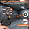 Automatic Shell Ejecting Toy Gun with 100 Soft Bullets,24 Shells & 2 Magazines,Realistic Toy Gun Pistol,Christmas Birthday Gifts for Kids Adults Boys Age 8+(Black) view 4