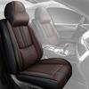 VIUDMEK Front Set Car Seat Covers for Mazda Mazda5 2006-2015 Leather Seat Covers Waterproof Only Front Seats Car Seat Protectors Breathable Seat Cover Black+Coffee(with 2 Pillows) view 1