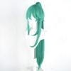 Hoshiguma Cosplay Wig 90Cm green long hair Synthetic Wig Game Arknights Hoshiguma Cosplay view 4
