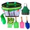 Jorzer Kids Gardening Set 7Pcs/Set Educational Toddler Gardening Includes Apron, Sprayer, Gloves, Hat, Rake, Shovels Kids Tool Toddler Tools. view 1