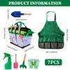 Jorzer Kids Gardening Set 7Pcs/Set Educational Toddler Gardening Includes Apron, Sprayer, Gloves, Hat, Rake, Shovels Kids Tool Toddler Tools. view 3