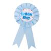 Birthday Boy Brooch Pin, Satin Ribbon Badge Pin Birthday Happy Party Award Brooches Button Decorations for Boys Men (Light Blue) view 1