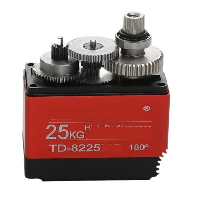 4pcs 25kg servo high Torque Carbon Brush Motor Steering for 1/8 1/10 1/12 RC car(4PCS-270 Degree)