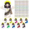 110PCS Mini Jesus Figures in Bulk, Little Jesus Figurines Jesus Loves You, Tiny Miniature Jesus Christ to Hide and Seek, Easter Egg Stuffers Religious Party Favors, Sunday School & Baptism Gifts view 1