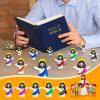 110PCS Mini Jesus Figures in Bulk, Little Jesus Figurines Jesus Loves You, Tiny Miniature Jesus Christ to Hide and Seek, Easter Egg Stuffers Religious Party Favors, Sunday School & Baptism Gifts view 4