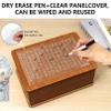 2026 New Cash Vault Wooden Savings Box, 10000 Savings Challenge Box, Wooden Cash Saver Money Box, Wooden Money Saving Challenge Box Cash Saving Box with Money Target and Numbers ($5000) view 4