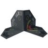WonderCrestPrime 48-Inch Folding Poker Table Top, Octagon Casino Layout with Cup Holders and Chip Racks, Black view 3