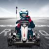 24V Electric Ride Car, Drift Kart for Kids with Adjustable Seat & 8.5MPH Speed, EVA Silent Wheels, Parent-Safety Certified Ride-on Toy view 1