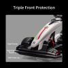 24V Electric Ride Car, Drift Kart for Kids with Adjustable Seat & 8.5MPH Speed, EVA Silent Wheels, Parent-Safety Certified Ride-on Toy view 4