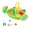 Children Play Sink Toys, Coordination, Role Play for Boys and Girls, Frog Green view 1