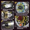 Aircraft Engine Building Model Kit That Runs - Mini Turbojet Model Kit Visible Engine with Motor & APP Control Speed and Sounds-Science STEM Toy,Aerospace MOC Engineering Set for Adults(564PCS) view 3