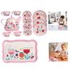 Kids Tea Party Set Pretend Play Kitchen Party Dessert Cookies Teapot Tray for Girls Boys view 2