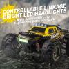 A ALPHA 1/12 Full Proportional Remote Control 44 Off Road Truck, Yellow view 4