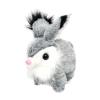 JunZheHub Bunny Toy Rabbit Interactive Electronic Pet with Sounds and Movements for Preschool, Light Gray view 1