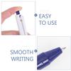 Abaodam 6pcs Creative Water Gun Pens with Spray Function Prank Ballpoint Pens for Office School Plastic in Blue White view 3