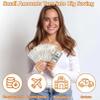 2026 New Cash Vault Wooden Savings Box, 10000 Savings Challenge Box, Wooden Cash Saver Money Box, Wooden Money Saving Challenge Box Cash Saving Box with Money Target and Numbers ($10000) view 2