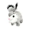 JunZheHub Bunny Toy Rabbit Interactive Electronic Pet with Sounds and Movements for Preschool, Gray White view 1