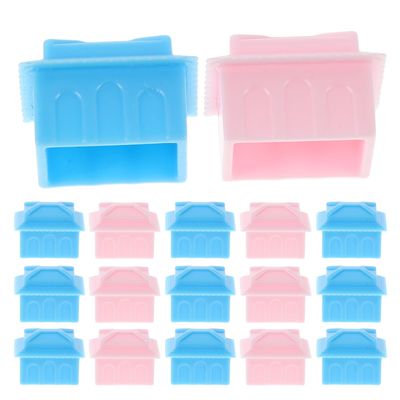 Abaodam 80pcs Board Game Building Pieces Replacement Set Plastic Houses and Hotels for Family Game Evenings Party Accessories and Detailed Design