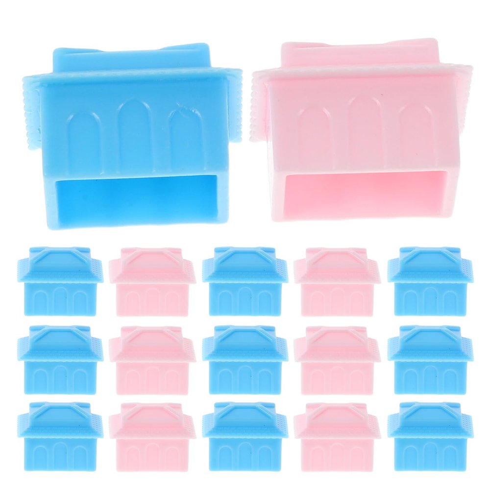 Abaodam 80pcs Board Game Building Pieces Replacement Set Plastic Houses and Hotels for Family Game Evenings Party Accessories and Detailed Design