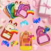 24 Pcs Backpack Valentines for Class, Valentines Day Cards Pop Fidget Keychain Toys Gifts for Kids Classroom School Toddler Boys Girls Valentine s Party Favors Exchange Gifts Bulk Goodie Bag Stuffers view 3